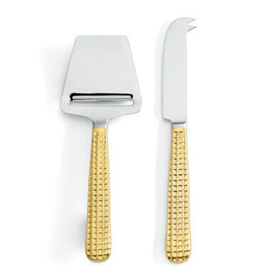 Michael Wainwright Manhattan Gold Cheese Shaver/Knife Set, MPN: 843588, 878686012835