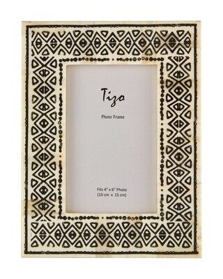 Tizo Caveman Bone Horn Picture Frame 5 x 7 Inch, MPN: W776BK57,
