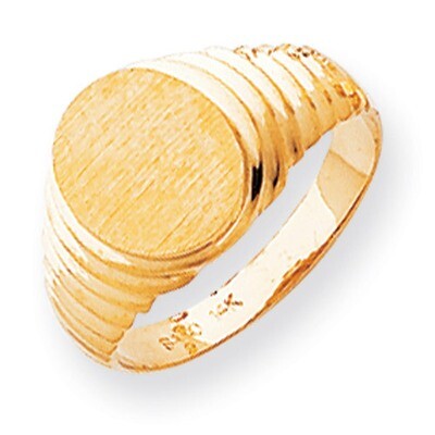 Men&#39;s signet Ring 14k Gold R256, MPN: R256, 883957467443