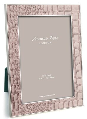 Addison Ross Mocha Croc &amp; Silver Picture Frame 4 x 6 InchSilver-plated FR1313, MPN: FR1313, UPC/EAN…