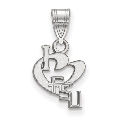 Florida State University Small I love Logo Sterling Silver SS068FSU, MPN: SS068FSU, 886774682891