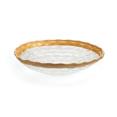 Michael Wainwright Truro Gold Large Shallow Bowl, MPN: 850613, 878686016628ÿ