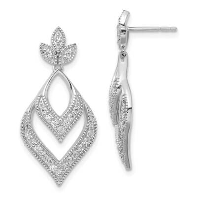 Si1/Si2, G H I, Fancy Teardrop Post Earrings 14k White Gold Lab Grown Diamond EM7959-050-WLG, MPN: …