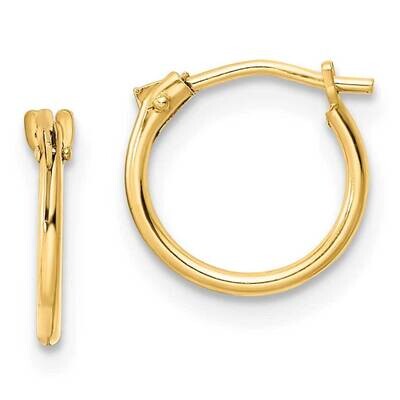 Hoop Earrings 14k Gold Polished GK1161 by Madi K, MPN: GK1161, 883957976655