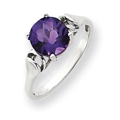 8mm Amethyst ring 14k White Gold Y4723AM, MPN: Y4723AM, 883957607146