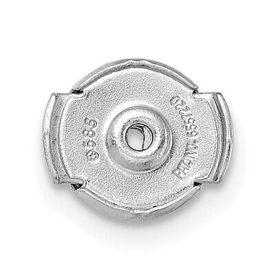 Large Guardian Comfort Trigger Earring Mounting 14k White Gold WG667, MPN: WG667,