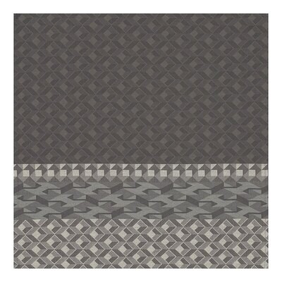 Le Jacquard Francais Napkin Caractere Grey 100% Cotton 23 x 23 Inch 28221 Set of 4, MPN: 28221, 366…