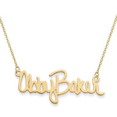 2 Signature Name Plate 14k Rose Gold XNA507R, MPN: XNA507R, 191101992292