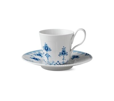 Royal Copenhagen Blue Elements High Handle Cup &amp; Saucer 8.5Oz 1017049, MPN: 1017049, 5705140712527