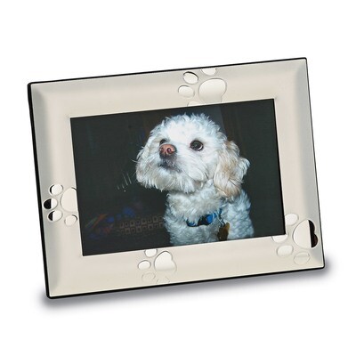 Aluminum Puppy Paw Prints 4 x 6 Inch Photo Picture Frame GM14682, MPN: GM14682, 47105241587