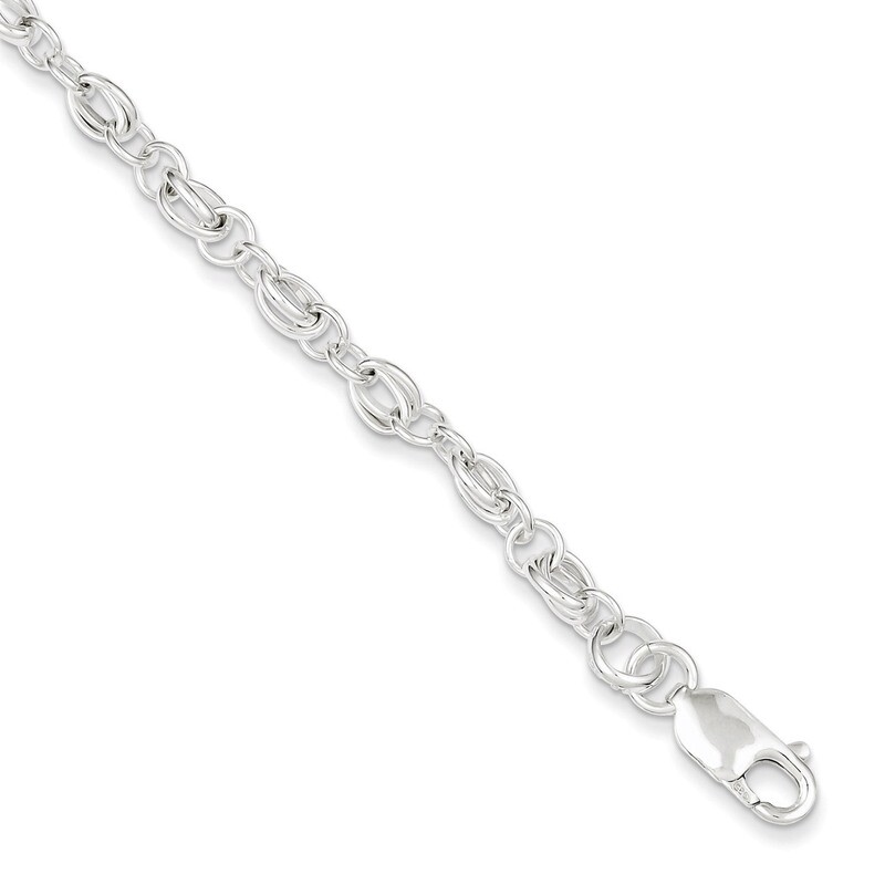 7.5 Inch Bracelet Sterling Silver QG2219-7.5, MPN: QG2219-7.5, 191101295386