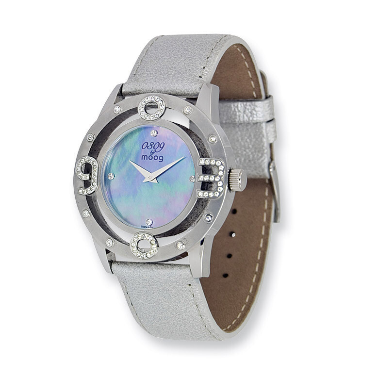 Moog Mother of Pearl Dial Silver Strap Watch - Fashionista