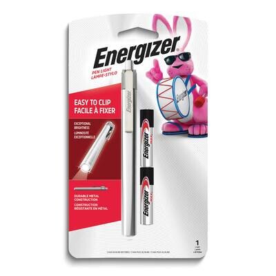 Energizer Aluminum Pen LED Flashlight JT5342, MPN: JT5342, 39800017260