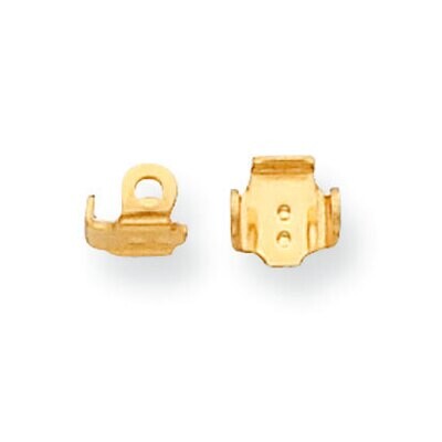 Earring Clip Joint Component 14k Yellow Gold YG779, MPN: YG779,