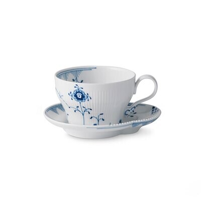 Royal Copenhagen Blue Elements Teacup &amp; Saucer 8.75 Oz 1026453, MPN: 1026453, 5705140732563