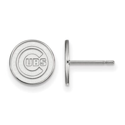 Chicago Cubs x-Small Post Earring 14k White Gold 4W006CUB, MPN: 4W006CUB, 886774833057
