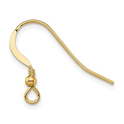 Bead &amp; Coil Ear Wire Gold Filled GF4941, MPN: GF4941,