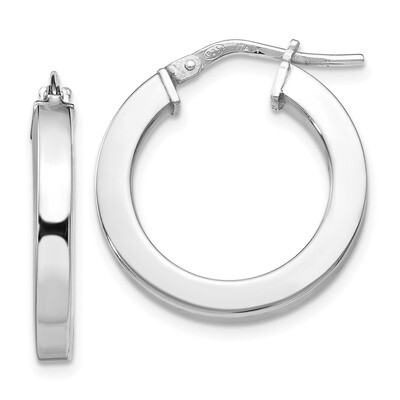 Leslie&#39;s Hoop Earrings Sterling Silver Polished HB-QLE957, MPN: QLE957, 191101551833