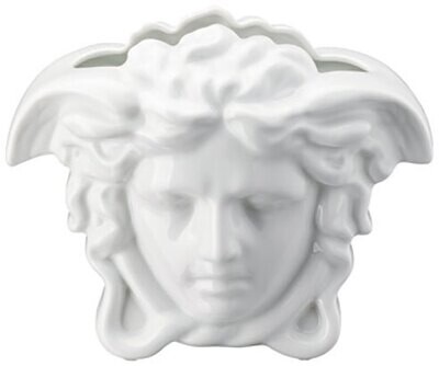 Versace Medusa Grande Vase White 6 Inch, MPN: 14493-800001-26015, 790955110557