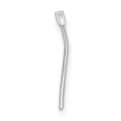 15.8mm Earring Replacement Wire Component Component 14k White Gold WG2724, MPN: WG2724,