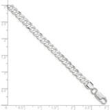 18 Inch 5.65mm Concave Beveled Curb Chain Sterling Silver QCBC150-18, MPN: QCBC150-18, 883957832616