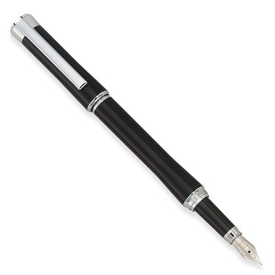 Charles Hubert Black &amp; Silver-tone Fountain Pen GM9172, MPN: GM9172, 811233018294