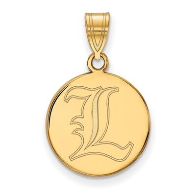 University of Louisville Medium Disc Pendant Gold-plated Silver GP033UL, MPN: GP033UL, 886774936123