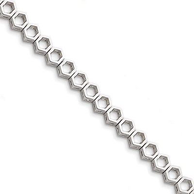 Holds up to 34 2.25mm Stones Add-A-Diamond Tennis Bracelet M 14k White Gold X667W, MPN: X667W, 1911…