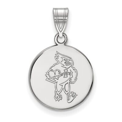 Iowa State University Medium Disc Pendant 10k White Gold 1W037IAS, MPN: 1W037IAS, 886774786407