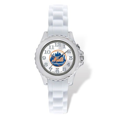 New York Mets Flash White Watch Strap Youth XWM2336, MPN: XWM2336, 846043153811