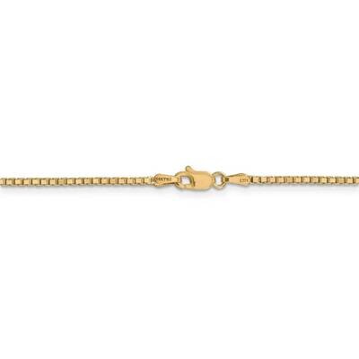 22 Inch 1.5mm Box Chain 14k Yellow Gold BOX150-22, MPN: BOX150-22, 886774590974