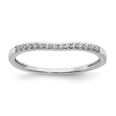 Contoured Diamond Band 10k White Gold RM6388B-011-0WAA, MPN: RM6388B-011-0WAA,