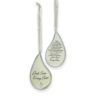 Memorial Tear Ornament on Ribbon with Card Boxed GM21182, MPN: GM21182, 95177576809