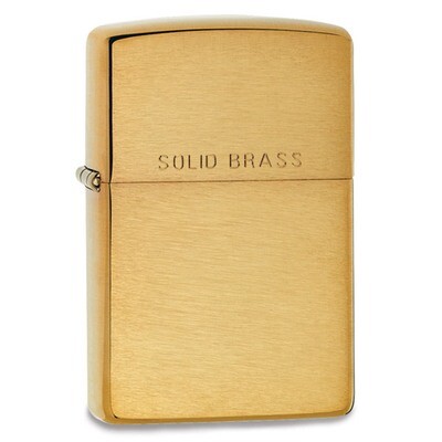 Zippo Brushed Solid Brass Lighter GM17836, MPN: GM17836, 0-41689-1005