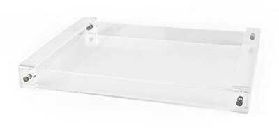 Tizo Clear Acrylic Lucite Tray Handles HA214CLTY, MPN: HA214CLTY,