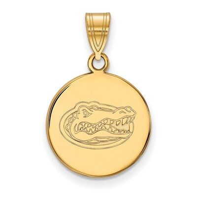 University of Florida Medium Disc Pendant Gold-plated Silver GP039UFL, MPN: GP039UFL, 886774940311