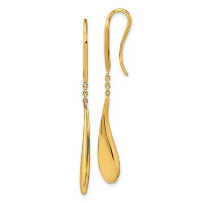 Leslie&#39;s Dangle Earrings 14k Gold Polished HB-LE1969, MPN: LE1969, 191101737985
