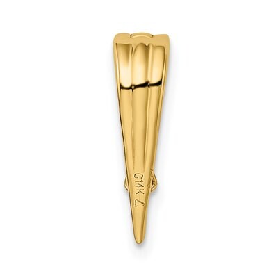 Pearl Enhancer Pendant Setting 14k Yellow Gold YG1482, MPN: YG1482,