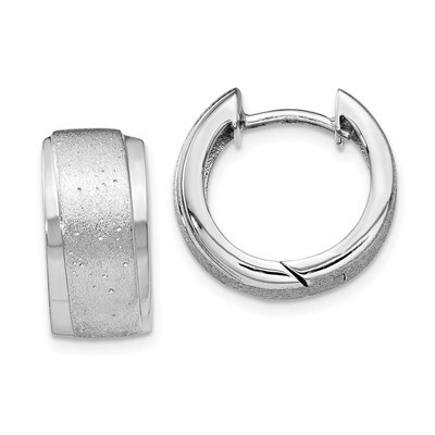 Leslie&#39;s Radiant Essence Hoop Earrings Sterling Silver HB-QLE1026, MPN: QLE1026, 191101176258
