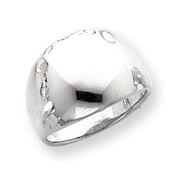 Polished Hollow Domed Ring Sterling Silver QR40-6