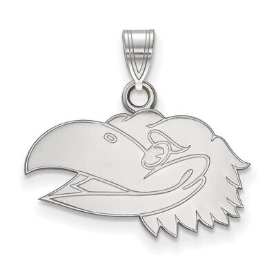 University of Kansas Small Pendant Sterling Silver SS040UKS, MPN: SS040UKS, 886774708652