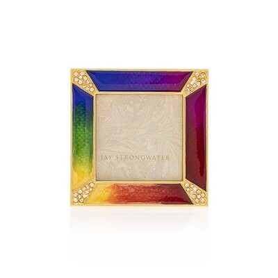 Jay Strongwater Leland Pave Corner 2 Inch Picture Frame SPF5130-202, MPN: SPF5130-202, 848510023634