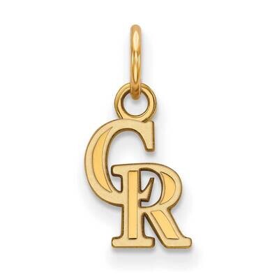 MLB Colorado Rockies Extra Small Pendant Gold-plated Sterling Silver GP028ROK, MPN: GP028ROK, 19110…