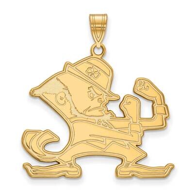 University of Notre Dame Extra Large Pendant 10k Yellow Gold 1Y047UND, MPN: 1Y047UND, 191101130137