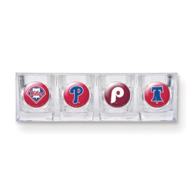 Phillies 4-piece Shot Glass Set GC3562, MPN: GC3562, 89006537994