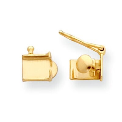 Replacement Tongue for Push Box Clasp 14k Yellow Gold YG1858X, MPN: YG1858X,
