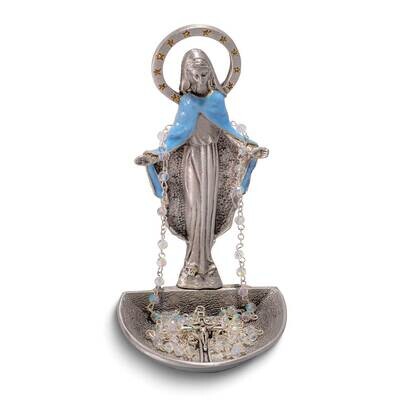Our Lady of Grace Enameled &amp; Epoxy Rosary Holder GM24332, MPN: GM24332, 785525301923