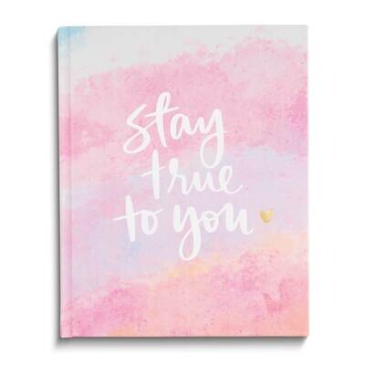 STAY TRUE TO YOU Multi-color 8x10in 256-Page Desk Journal GM24461, MPN: GM24461, 826635246633