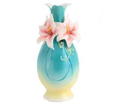 Franz Porcelain Tenderness and Mercy Modonna Lily Small Vase FZ03022, MPN: FZ03022,
