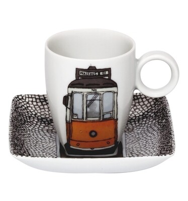 Vista Alegre Alma De Lisboa Coffee Cup &amp; Sauccer, MPN: 21109532,